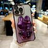 Shockproof Glitter Phone Case For Huawei Nova 13 Pro 12 11 10 9 8 7 6 5 Pro SE Invisible Makeup Mirror Rabbit Stand Soft Cover