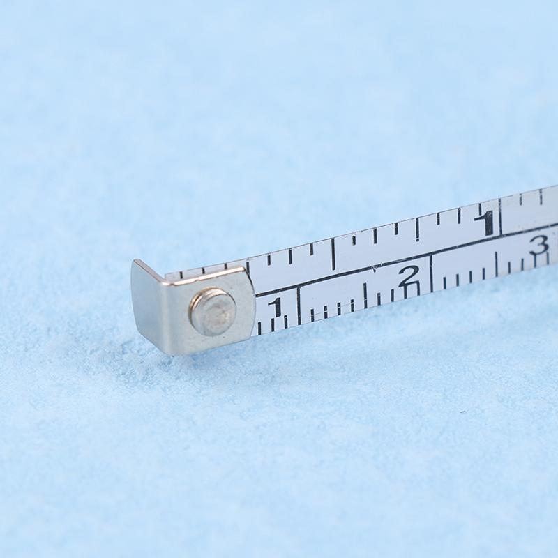 Square 2M Tape Measure Retractable Gift Small Steel Portable Ruler Key Chain