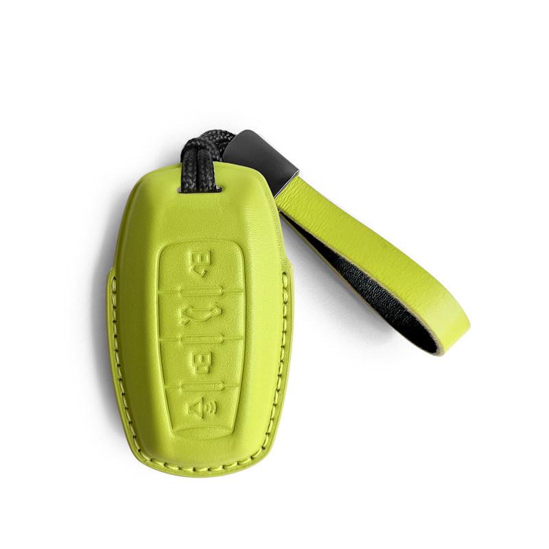 Haval Third Gen H6 Genuine Leather Key Case for H5/H9, Xiaolong/Menglong, Big Dog Car Key Holder