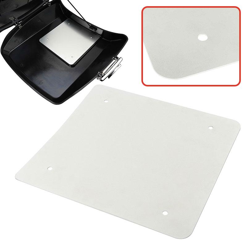 

Motorcycle Laser Cut Tour Pack Trunk Reinforced Metal Base Plate For Harley Touring Chopped King Tour Pack 1997-UP
