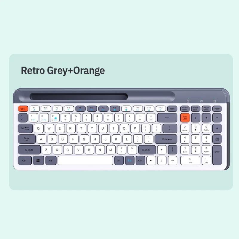 

Беспроводная клавиатура Bluetooth и 2,4G с цифровой панелью Беспроводная клавиатура со слотом для карты для настольного ноутбука Android IOS