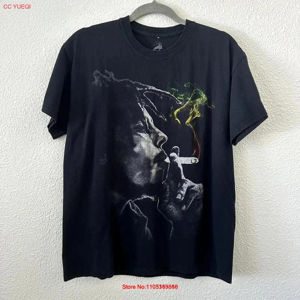 Zion Rootswear Bob Marley Black T Shirt Unisexs Size M Vintage Comfortable Unisex Homme Top For Everyday Wear Stylish