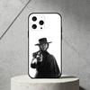 C-Clint Eastwood Phone Case Silicone black Soft For IPhone 17,16,15,14,13,12,11,SE,Plus Pro Max