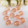 Transparente Acrylperlen 12MM für DIY-Vorhangschmuck - Farbiges Eckperlenmaterial aus Kunstkristall