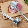 1pc Aluminum Alloy Meat Tenderizer Hammer - Stainless Steel Kitchen Tool with Diamond Pattern for Steak, Chicken, Pork & More |