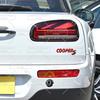 3D kovový znak Cooper S D na zadní výklopnou záď kufr Auto samolepka Karoserie kufru Pro MINI T36 JCW Černé písmena Znak Dekorace Příslušenství
