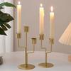 Iron Candlestick Holder Nordic Wedding Metal Candle Stand for Home Room Decor