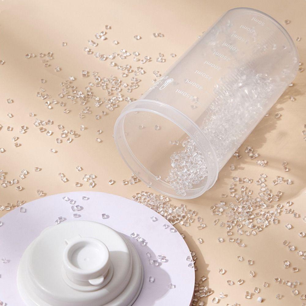 Transparent Laundry Detergent Dispenser Bottle Sealed Multipurpose Detergent Powder Tank with Measuring Cup