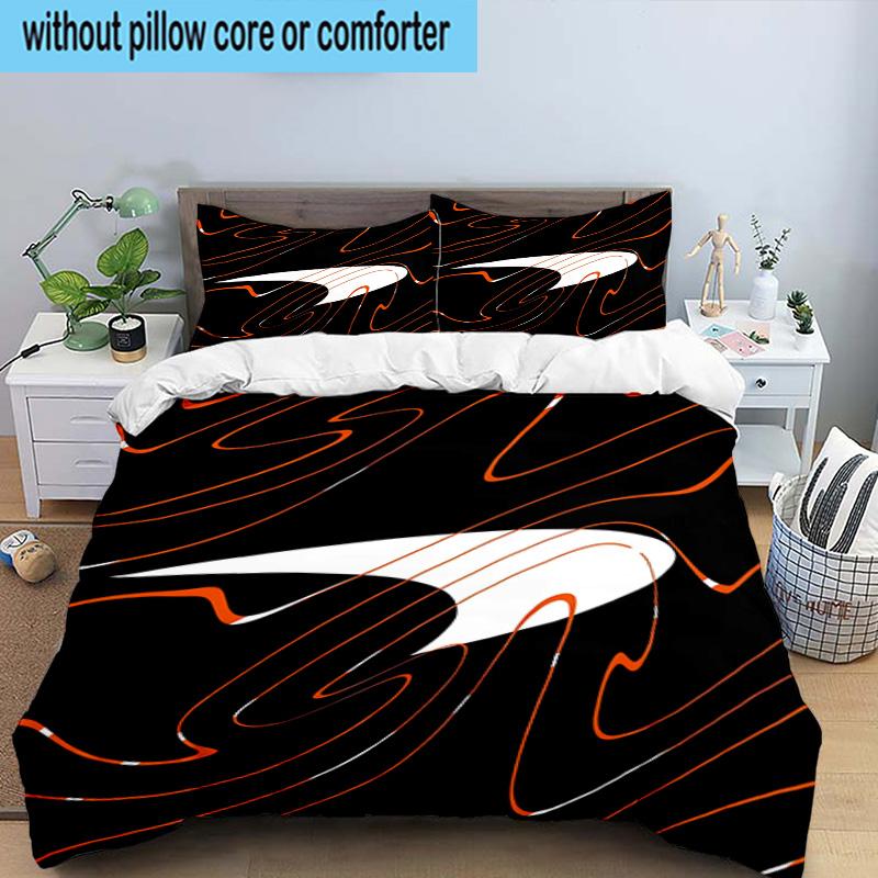 3PCS Mc-laren Printed 3PCS Bedding Set, Includes A Duvet Cover and Two Pillowcases for Bedroom, Suitable for All Seasons Fan Gifts