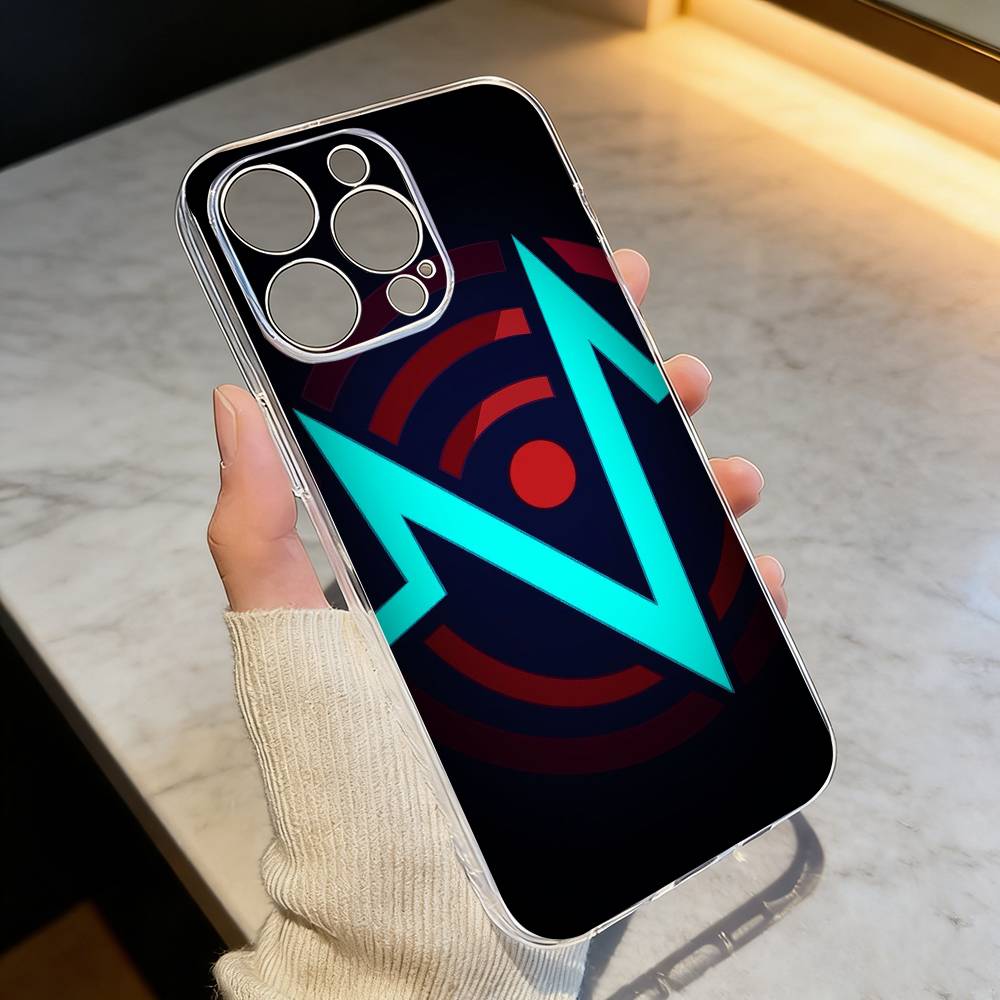 

Чехол для телефона PC-Hazbin H-Hotel Alastor для iPhone 17 16 15 14 13 12 11 Mini Pro Max Plus Прозрачная крышка iPhone17PRO