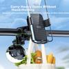 BZBC Electric Bike Phone Holder Motorcycle Phone Mount Delivery Rider Bicycle Shockproof Handlebar Mount