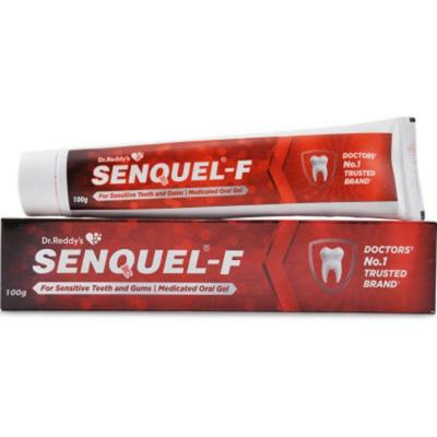 CONFEZIONE DA 5 X Dr. Dentifricio Reddy's Senquel F (100 grammi) sensibilità, allevia il dolore