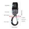 2 Pcs Stroller Hooks 360 Rotate Hooks Convenient Stroller Accessory for