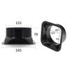 1 pièce Connecteur de conduit Bride carrée 100-300 mm Plastique ABS Bride de tuyau Tube Connecteur de tuyau de ventilation d'air Conduit d'échappement