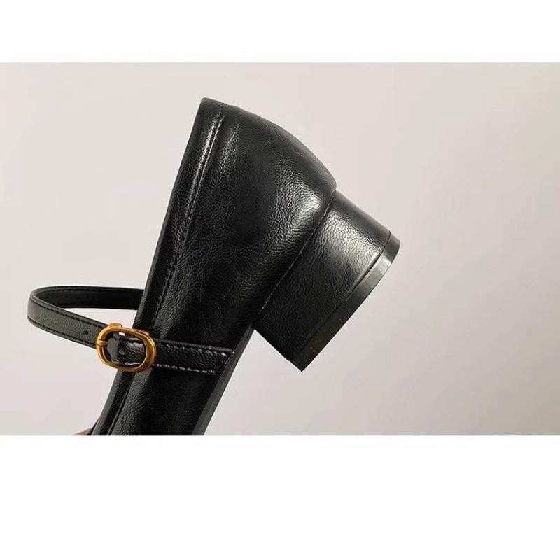 2025 Spring New Women Mary Jane Shoes Fashion Square Toe Shallow Slip On Ladies Flat Shoes Soft Sole Outdoor Dress Ballerina