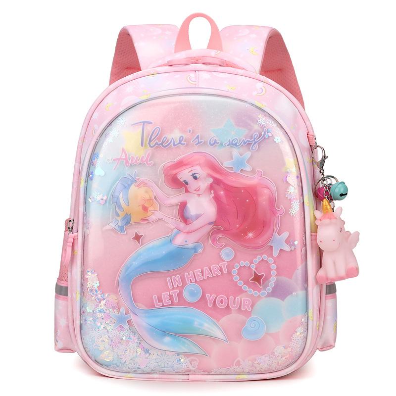 Children's Schoolbag Cute Kindergarten Schoolbag Girl Baby Burden Reduction Backpack First-class Primary School Schoolbag