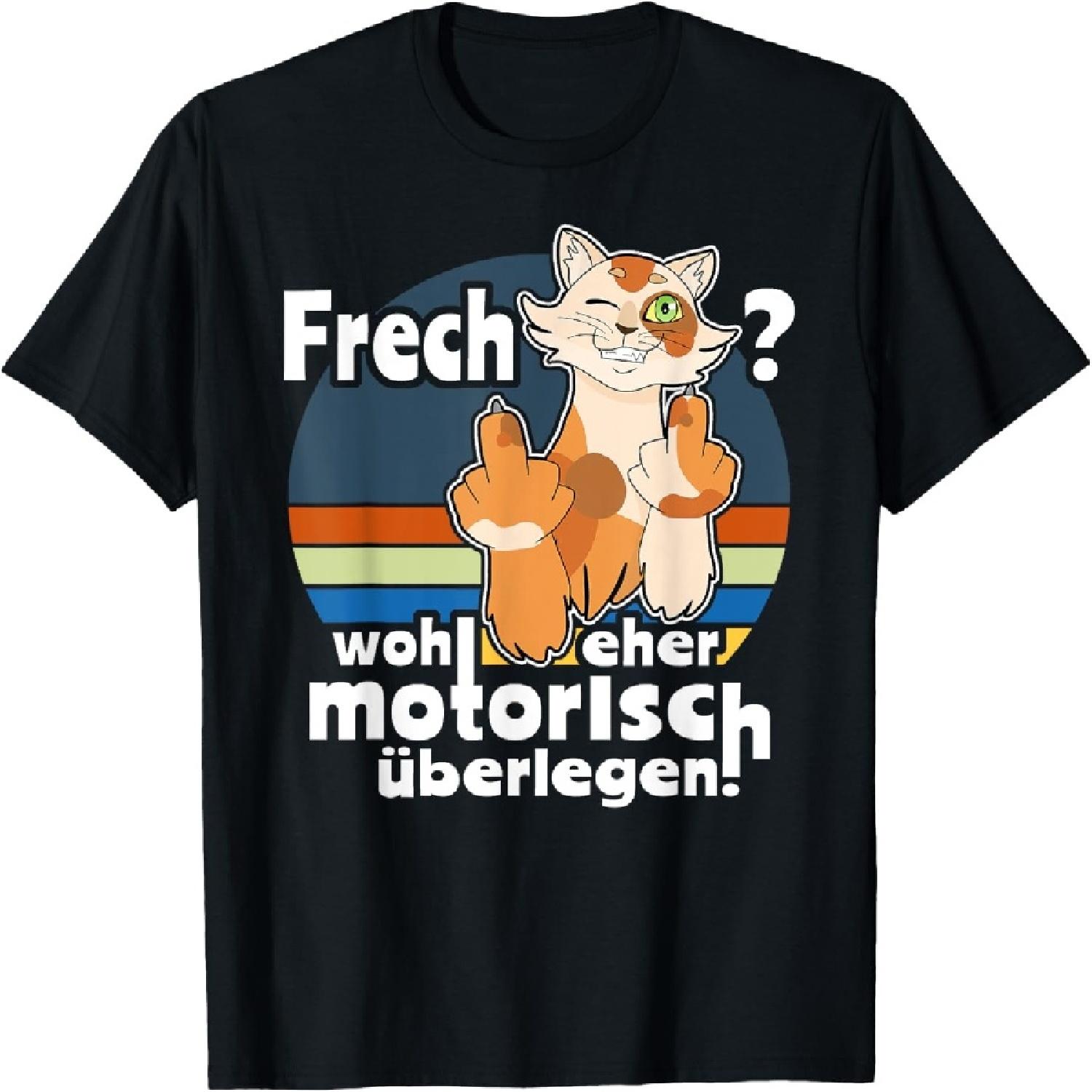 

Cat Middle Finger Cheeky Cats Stinky Finger Men Women T-Shirt XXXXXL чорний