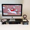 Luminous Cat Paw Acrylic Monitor Riser & Storage Shelf