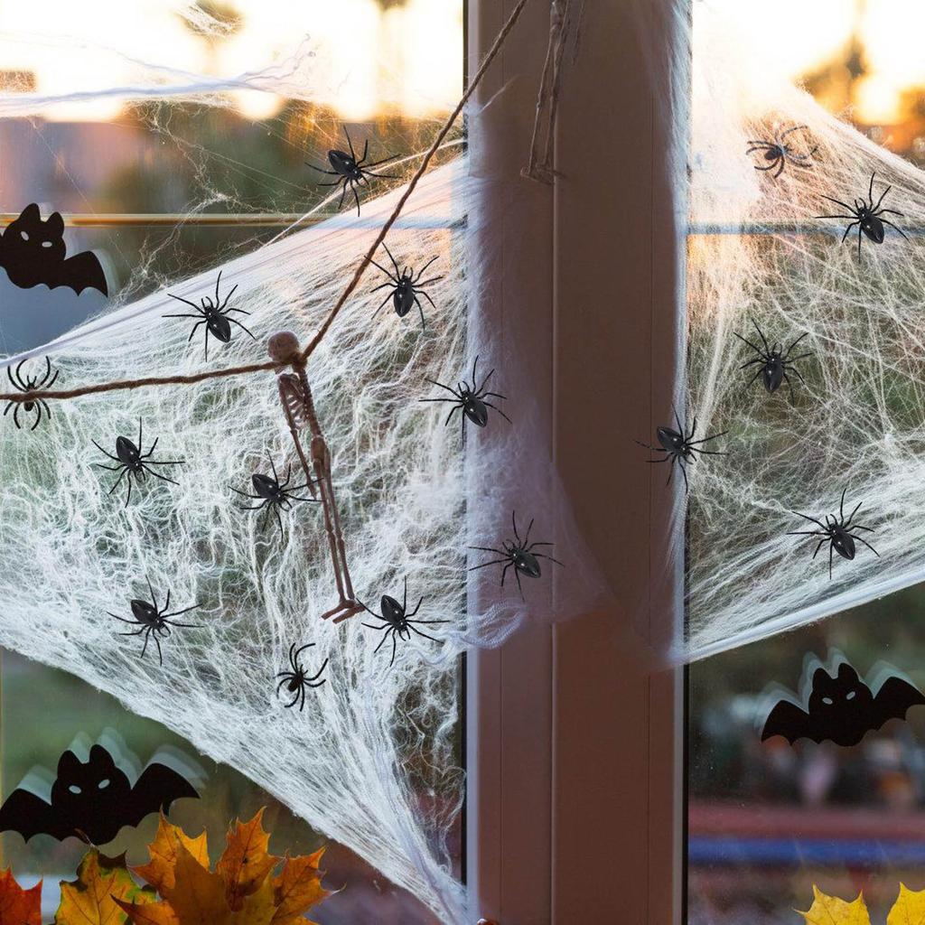 Pack Of 10 Realistic Plastic Halloween Spider Decorations Halloween Party Supplies For Home Office Party Scary Props