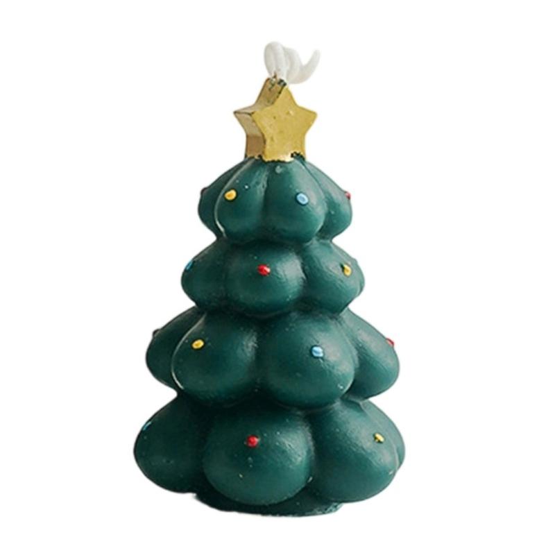 Handmade Christmas Tree Candle With Refined Paraffin And Bean Wax Blend Fragrant Candle
