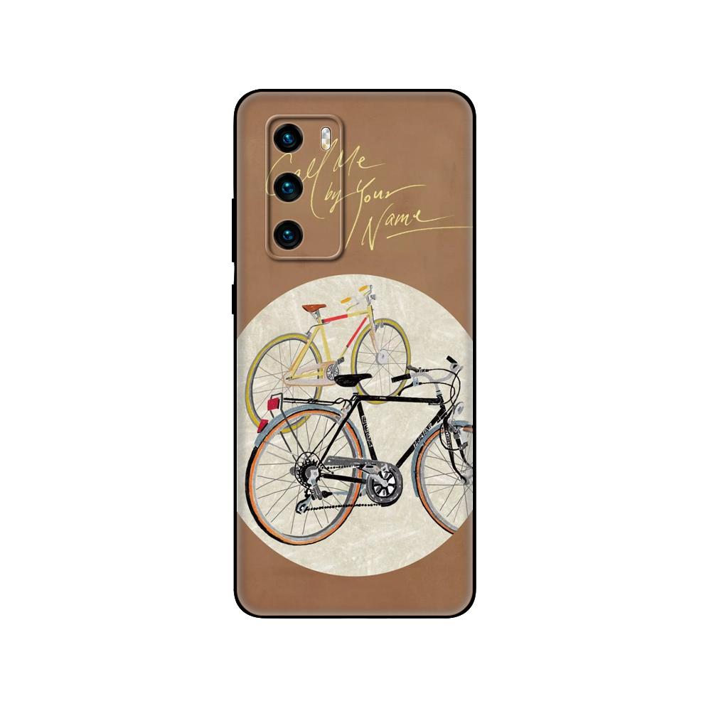 Black Tpu Case For Huawei P30 Lite P30 Pro P40 Case For Huawei P40 LITE E P Smart 2020 Case Cover Call Me by Your Name
