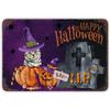 Happy Halloween Plaque Metal Tin Signs Wall Decoration Vintage Art Posters Iron Painting for Man Cave Home Cafe Garden Club Bar