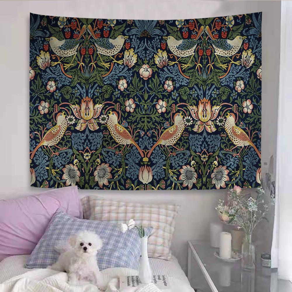 William Morris Wandteppich Kunst Druck Kunst Science Fiction Zimmer Heimdekor Heimdekor