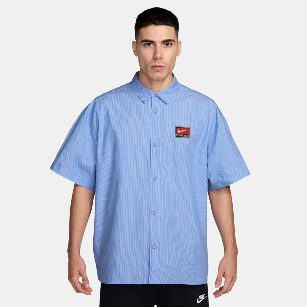 Рубашка Nike M Nl Btn Dwn Ss If0927 427pacblu Белый S