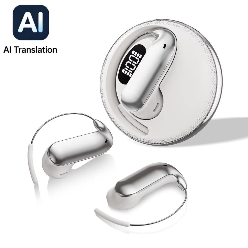 Digital Display Translation Bluetooth Earphones Translation Earhook Headphones Travel