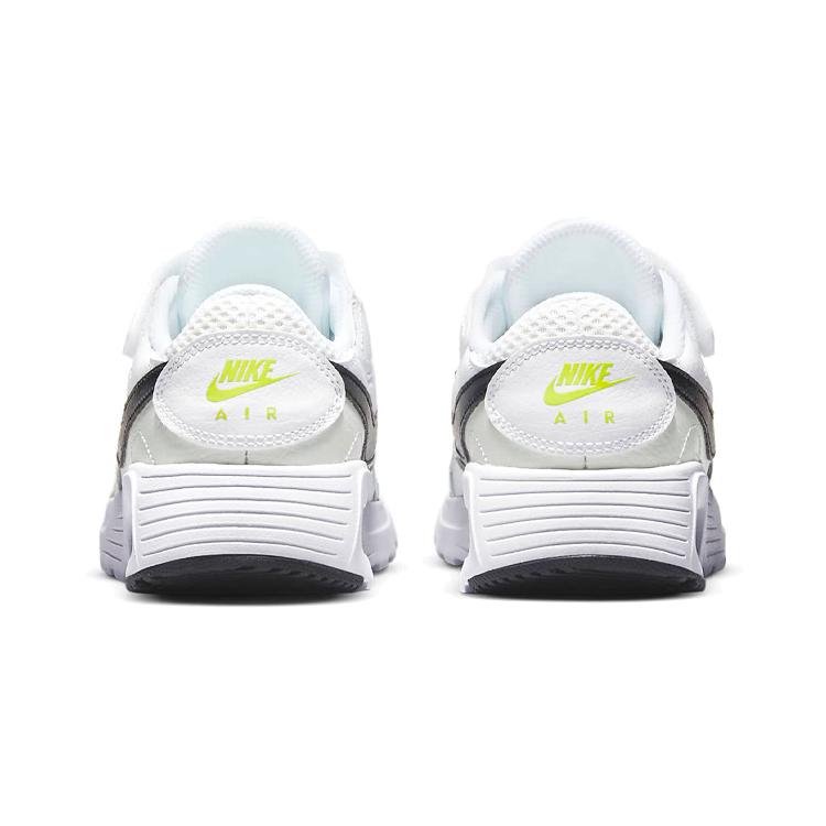New Nike Air Max SC Abrasion-Resistant Kids Lifestyle Shoes White Black Green Children Aged 3-7 Years Old CZ5356-105