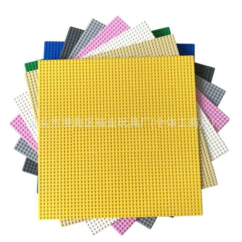 Single-Sided 48x48 Baseplate Compatible with Small Building Blocks Accessories Standard белый