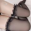Sexy women's seduction sexy perspective high socks knee leg socks stockings stockings