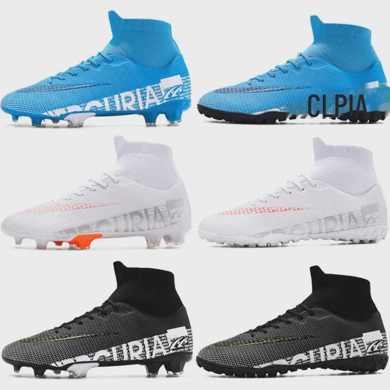 24 New Unisex High-Top Football Shoes for All Nail Types - Ideal for AG, TF, Students, and Adults. Perfect for Sports Training. Hot Sale!