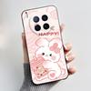 Phone Case For Tecno Camon 40 Premier 5G Bumper Soft Silicone Unique Design Black Case Ins Style Floral Painted Shockproof Cover