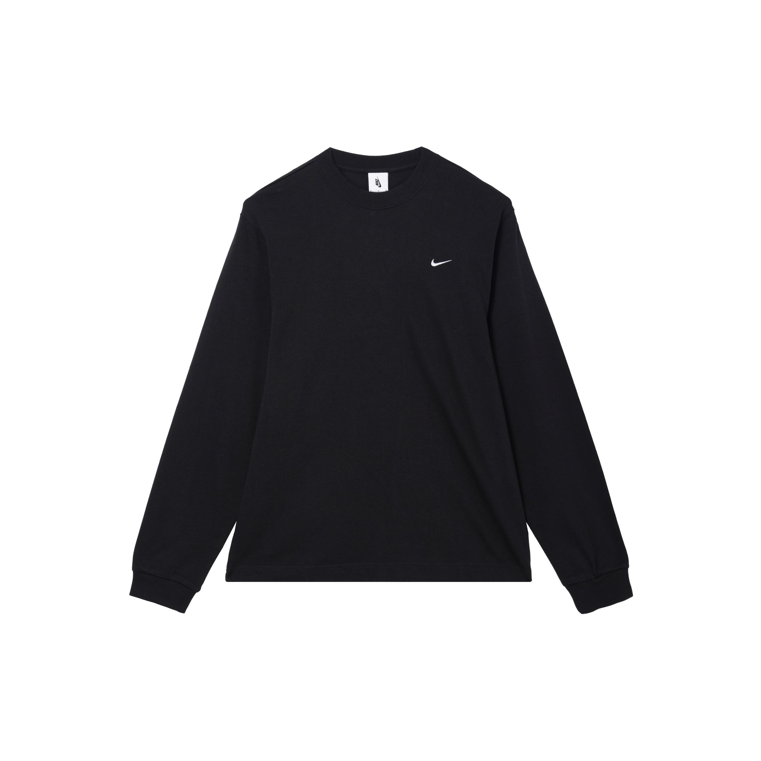 Nike Solo Swoosh Long-Sleeve Top Black Men s DX0885-010 S