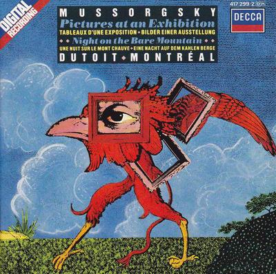 CD M. MUSSORGSKY CHARLES DUTOIT ORCH  Pictures At an Exhibition 4172992 Decca 1987 UK Classical Used