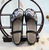 Bingning 2024 Retro Chinese Qipao Embroidered Cloth Shoes