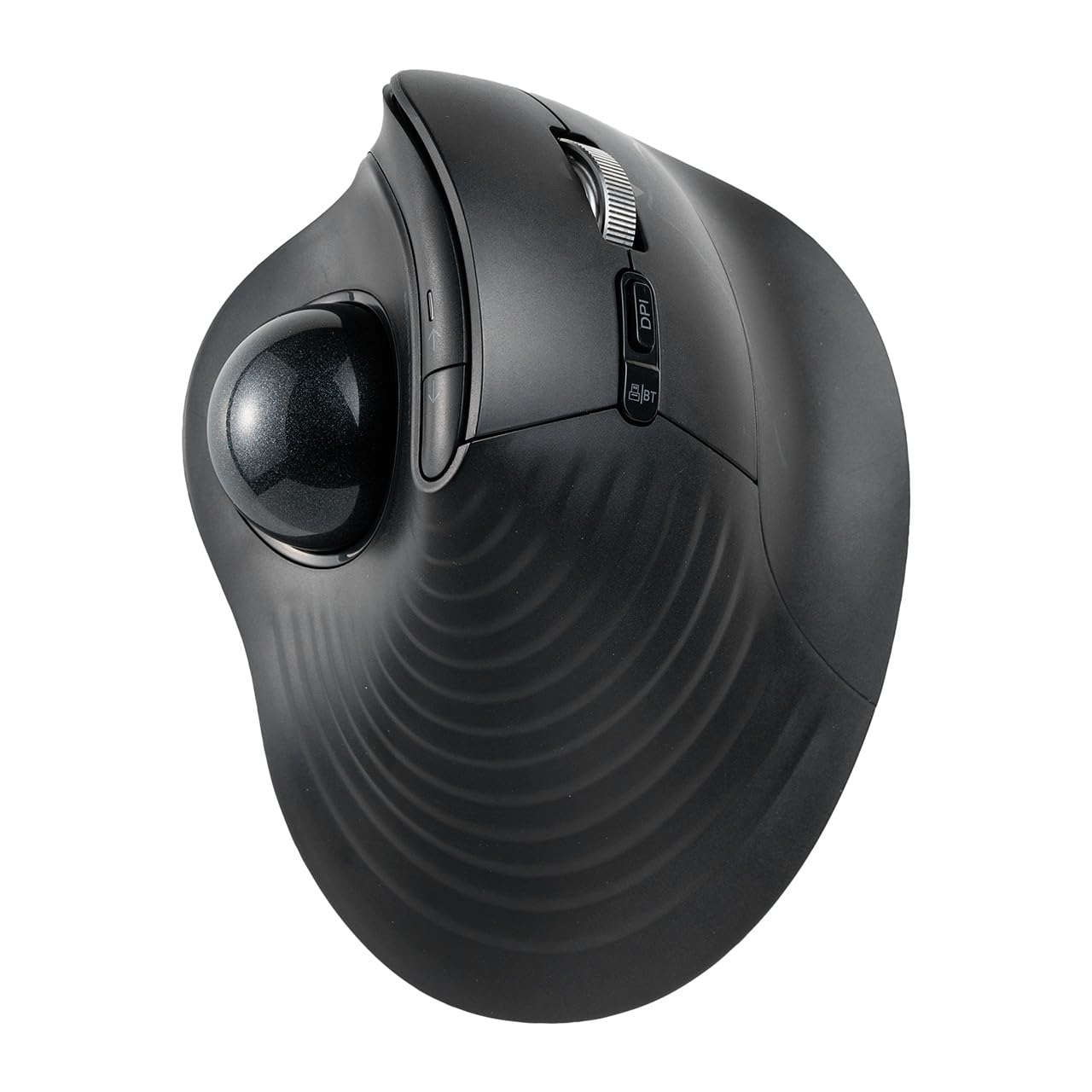 

Sanwa Direct Wireless Trackball Tilt 5 Wireless Mouse, Quiet, Wheel, High-Speed Scrolling, Bluetooth, Buttons, Rechargeable, Ergonomic, Trackball, чорний