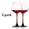 Set of 2 Camping Wine Glasses Transparency Glassware Champagne Glasses Home Brewery And Wine Making Barware Glass Cup