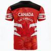 Kids Casual Sports Jersey Short Sleeve Printed Soccer Fan Shirt for Children Youth Athletic Wear Canada Design