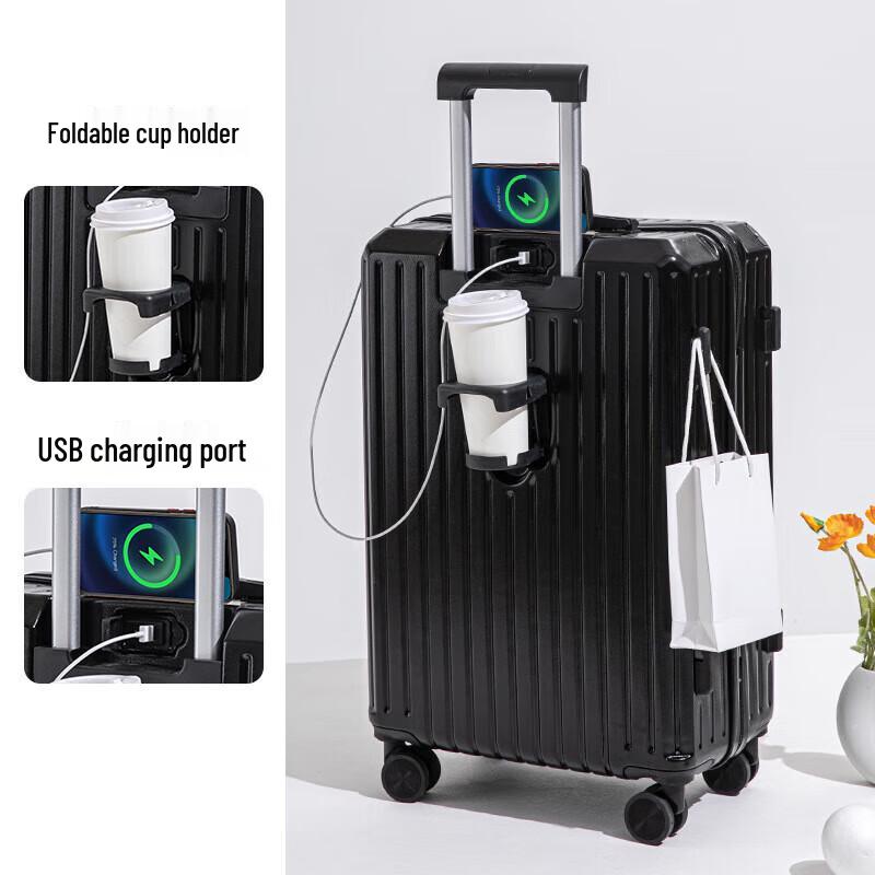 Naiqi Aluminum Alloy Hardshell Spinner Luggage 20 inches