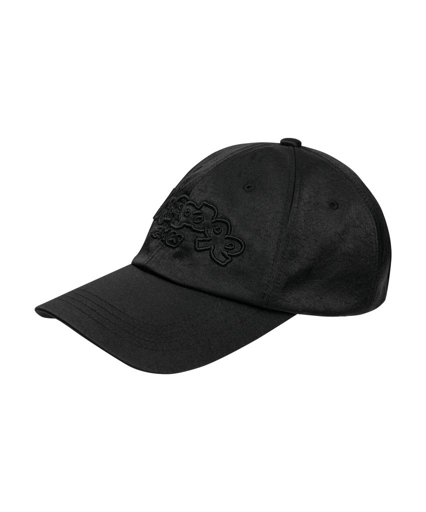AMES-WORLDWIDE Message Glossy Ball Cap Black