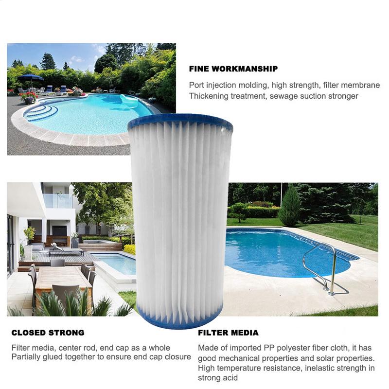 Type A Or Type C Filter Cartridge Pool Replacement Filter Cartridge For Swimming Pool Daily Care Clean Accessories