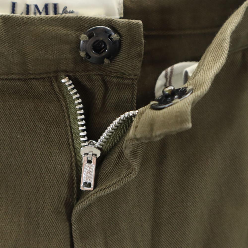 LIMI feu made in Japan Cotton pants S Khaki Women Used
