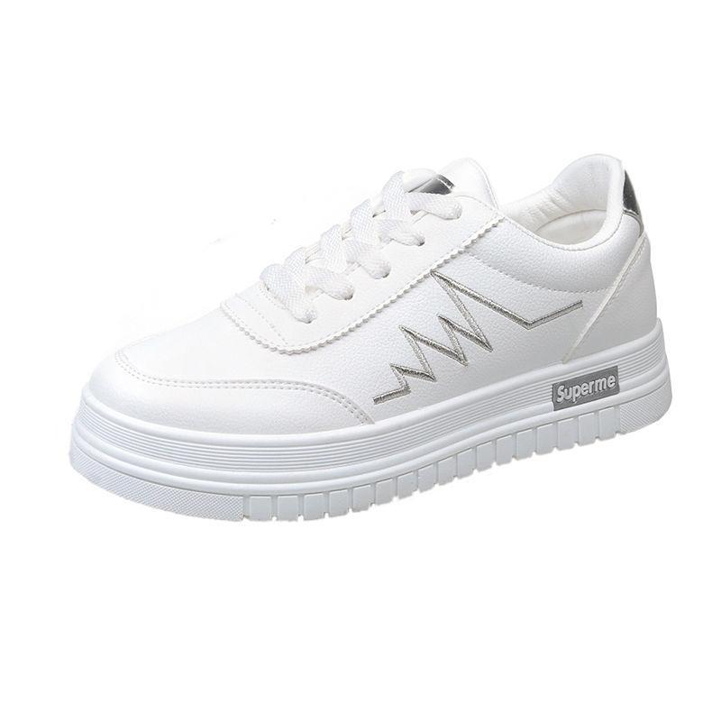 Fast Delivery of 22 Spring and Summer New Student Muffin Thick-soled Sneakers