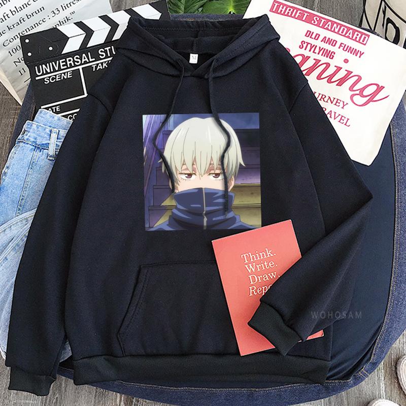 

Новый Аниме Jujutsu Kaisen Тоге Инумаки Унисекс Худи Харадзюку Кавайи Мультяшные Уличные Свитшоты Повседневные С Длинным Рукавом Спортивные Худи 3XL