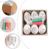 ZLinKJ Easter DIY Hand-painted Eggs Cartoon Bunny Painting Eggs Kit Children's Handmade Gifts Easter Decoration