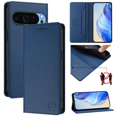 Per Google Pixel 6/6a/6 Pro, Pixel 7/7a/7 Pro, Pixel 8/8a/8 Pro, Pixel 9/9a/9 Pro... Custodia Premium in Pelle PU Stile Portafoglio, Antiurto e Blocco RFID
