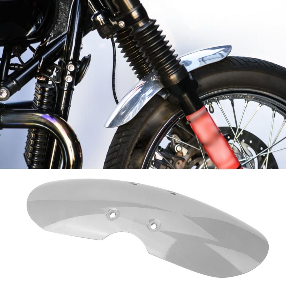 Motorcycle Short Front Mudguard Cover Guard Fit for Triumph T100 2001 2016(Silver)