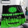 1PC Custom Name Hannover 96 Patterned Flannel Blanket Suitable For All Seasons for Home Decor Warmth and Comfort Gifts Holiday Present